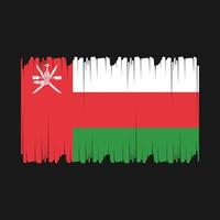 Oman vlag vector illustratie
