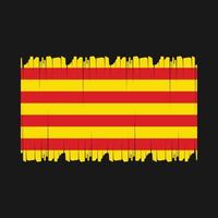 Catalonië vlag vector illustratie