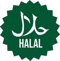 halal logo vector insigne beeld illustraties