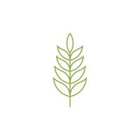 natuur blad logo, vector ontwerpsjabloon