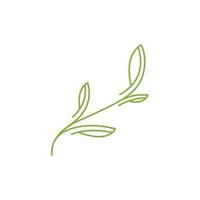 natuur blad logo, vector ontwerpsjabloon