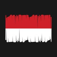 Monaco vlag vector illustratie