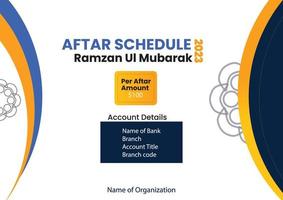 formeel en gemakkelijk Islamitisch achtergrond Ramadan kleurrijk en aantrekkelijk sjabloon met typografie tekst vector