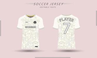 het beste vector voetbal Jersey sjabloon sport t overhemd ontwerp