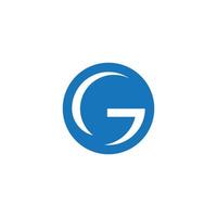 initialen g logo pictogram vector ontwerpsjabloon
