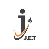 j brief logo icoon illustratie vector