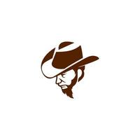 logo voor een bedrijf gebeld cowboy vector