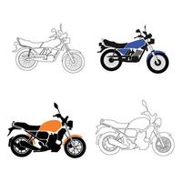 motorfiets pictogram vector