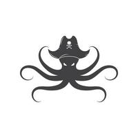 octopus pictogram logo vector illustratie ontwerp