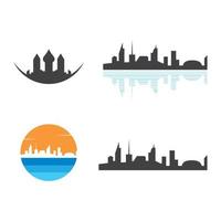 modern stad horizon vector landschap