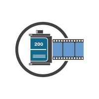 rollen filmstrip vector illustratie ontwerp