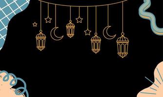 lantaarn vector ontwerp illustratie, Ramadan groet kaarten vector