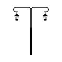 straat verlichting lamp icoon vector