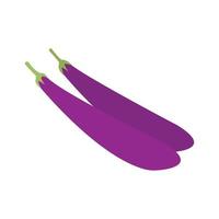 aubergine pictogram vector