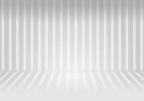 grijs wit gestreept muur en verdieping abstract achtergrond vector