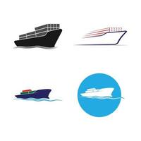 lading schip logo vector