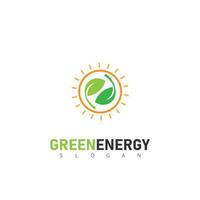 groen energie logo ontwerpen concept vector, blad vector