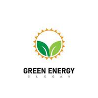 groen energie logo ontwerpen concept vector, blad vector