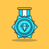 gaming prestatie embleem vector illustratie ontwerp. vector ontwerp gaming ui