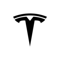 Tesla logo. redactioneel vector illustratie