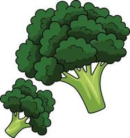 broccoli groente tekenfilm gekleurde clip art vector