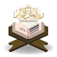 Ramadan kareem achtergrond poster illustratie vector