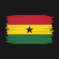vlag van ghana vector