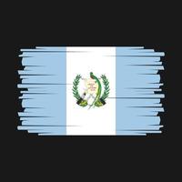 vlag van guatemala vector