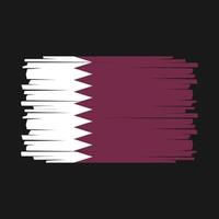 vlag van qatar vector