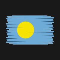 palau vlag vector