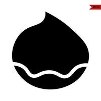 boom natuur glyph icoon vector