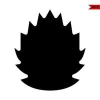 boom natuur glyph icoon vector