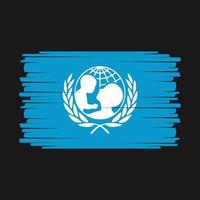 unicef vlag vector