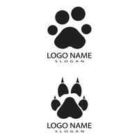 hond poot vector voetafdruk pictogram logo symbool grafische illustratie