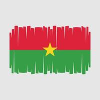 vlag van burkina faso vector