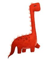 schattig grappig kleur dino, dinosaurus illustratie, dino ontwerp, kinderachtig kunst, ontwerp afdrukken voor kinderkamer vector