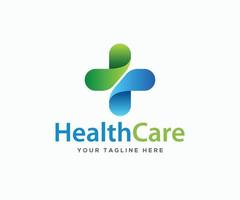 medisch logo. gezondheidszorg en apotheek logo ontwerp en icoon sjabloon vector