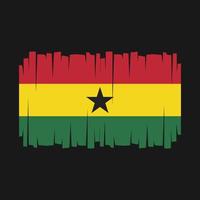 vlag van ghana vector