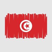 vlag van tunesië vector