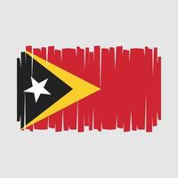 vlag van oost-timor vector