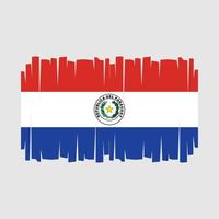 vlag van paraguay vector