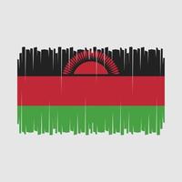 vlag van malawi vector