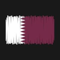 vlag van qatar vector