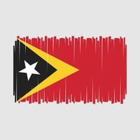 vlag van oost-timor vector