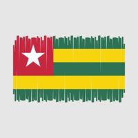 vlag van togo vector