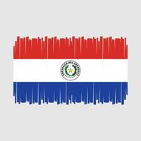 vlag van paraguay vector