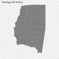 hoog kwaliteit kaart is een provincie van Argentinië vector