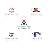 oogzorg logo sjablonen vector