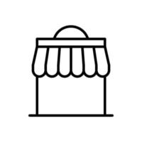 online winkel op te slaan icoon vector ontwerp Sjablonen