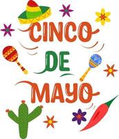 cinco de mayo clip art bundel verzameling vector